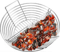 Replacement Kamado Classic Joe Charcoal Basket, Lump Ash Basket Fits Big Green Egg Grill, Large - Stainless Steel Charcoal Holder with Divider. Smoking Accessories also for other 18" Charcoal Grills