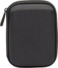 Amazon Basics Portable External Hard Drive Carrying Case with Mesh Storage, Protection, Secure Strap, Black