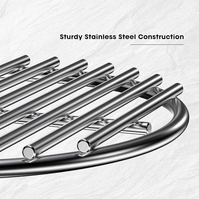 onlyfire Stainless Steel High Heat Charcoal Fire Grate Fits Large/MiniMax Big Green Egg Grill,9-Inch