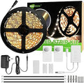 RAYZEEK Wireless Motion Activated LED Strip Lights,19.7FT LED Strip Lights with Power Adapter,Wireless Motion Sensor Control Dimmer,Timing,Warm White (1×Controller+2×Motion Sensor)