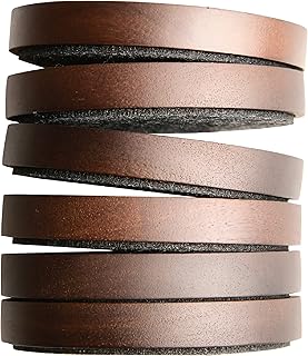 Wood Coaster for Drinks, 4.3 Inch, Set of 6, Absorbent and Insulation Felt Stackable Cup Holders, Coasters for Wooden Table, Designed by S1EGAN