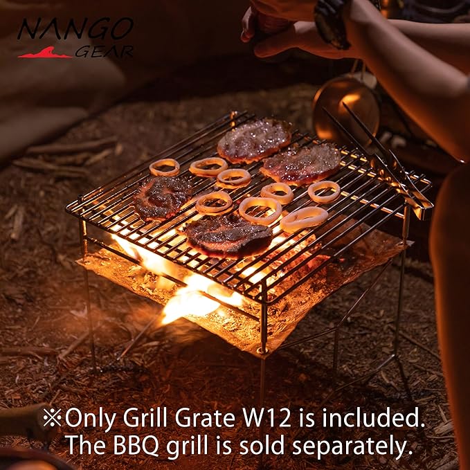 NANGOGEAR 304 Stainless Steel 13 Inches Cooking Grate Grill Grate W12