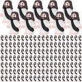 Barydat 300 Pcs Mini Jesus Figures Bulk Tiny Jesus Figurines Little Christ Savior Religious Party Favors Pocket to Hide and Seek for VBS 2026 Church Sunday School Baptism Gifts(Black)