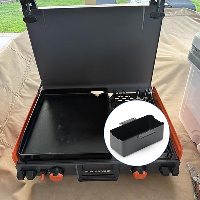 Grease Cup for Blackstone Adventure Ready 12" x 14" Propane Camping Griddle with Side Burner & 20" x 14" 2-Burner Propane Camping Griddle, Grease Catcher for Blackstone Portable Camping Griddle