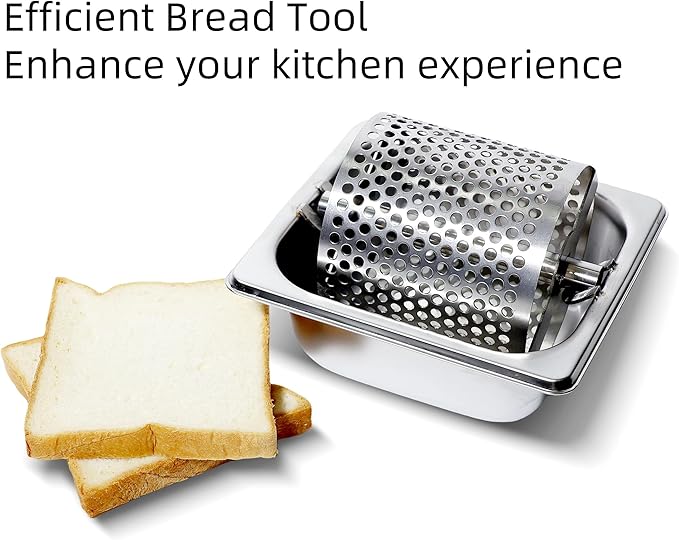 Bun Butter Roller for Griddle | Stainless Steel Bread Butter Wheel for Griddle | Spreads Butter Evenly on Buns, Bread, and Toast | Perfect for BBQ, Camping, Grill, Cooking Tools