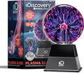 Discovery™ Plasma Globe Lamp, Touch & Sound Sensitive Lightning, Interactive Electric Plasma Ball for Hands-On STEM Learning, Plug-in Bedroom & Desktop Decorative lamp