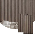 2 Packs Acoustic Wall Panel, 47.2"x23.6"x0.75" Wood Slat SoundProof Wall Panels, Sound Absorbing Dampening Panel for Office,Home Theater,Studio, Walnut