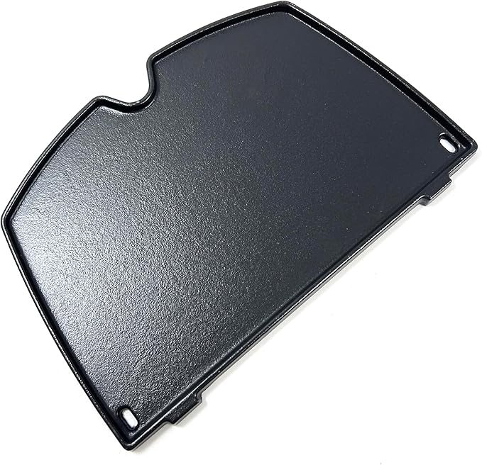 Direct Store DC136 6558 Cast Iron Cooking Griddle for Weber Q100 Q1000, Q120 Q1200 Series Gas Grills Parts, 12.6 x 8.5 x 0.5 Inches, Replace for Weber Q1200 Grill Accessories