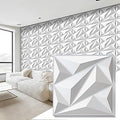 3D Wall Panel for Interior Wall Decor, PVC Wall Panels for Living Room Bedroom Game Room, White Wall Panels for Lobby Hotel Office, 12''x12'' Cover 19.Sq.Ft.(20 Packs)
