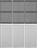 Cooking Grates and Emitter Plates Replacement Parts for Charbroil Commercial TRU-Infrared 4 Burner Grills 463242715 463242716 463276016 466242715 G533-0009-W1 G533-2200-W1 17" x 9 1/2" Grill Grid