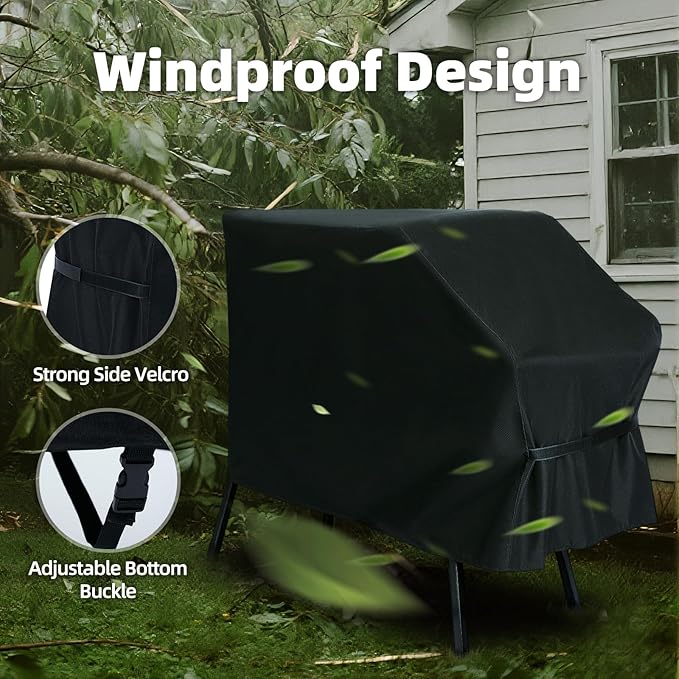 NOELIFE Grill Cover for Blackstone 22 inch Griddle with Hood and Stand, Waterproof Griddle Accessories for Blackstone 17 and 22 inch, Windproof and UV Resistant (Cover only)