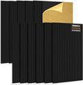EVERECO 12 Pack Large Acoustic Panels, 47.2×23.6×0.4 inches, Soundproof Panels for Wall, Suitable for Media Room, Office, Studio&Home(Black)
