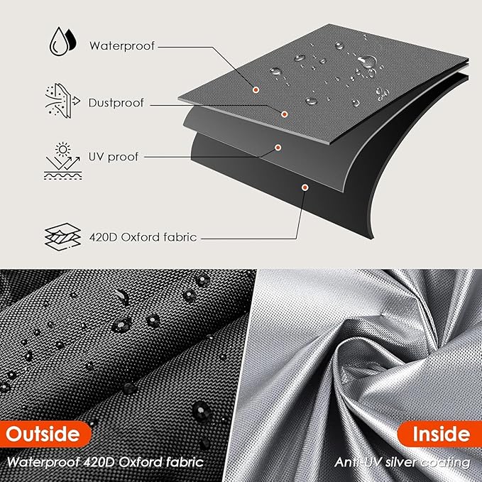 Electric Fireplaces Cover for Electactic, 24 inch Waterproof Free-Standing Infrared Fireplace Stove Cover with Drawstring-25"D x 11"W x 24"H