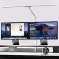 EYOCEAN Desk Lamp with Metal Base, 31.5" LED Office Lamp for Home Office, 24W Double Head Desk Light, Dimmable & Color Temperature, Table Lamp with Remote Control, Brightest Computer Monitor Light