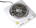Courant Electric Burner, Countertop Single coiled portable Hotplate 1000W, White