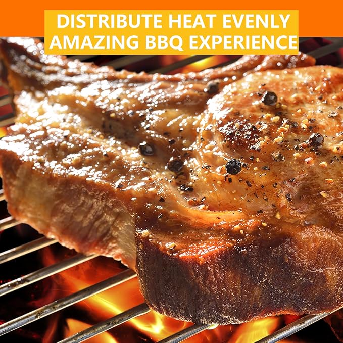CANDANA Cooking Grates for Char Griller, Stainless Steel Grill Grids Stainless Steel Grill Rack 2121 2123 2222 2828 3001 3030 3725 4000 5050 5252 5650 9020