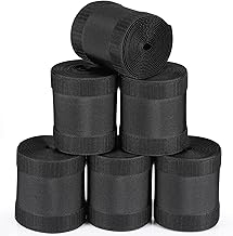 WILLBOND Carpet Cord Cover Cable Protector Floor Cover Cable Protector Management Only for Commercial Office Carpet(59.06 ft,Black)