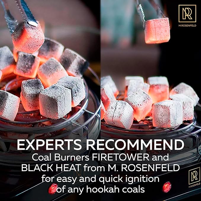 New 26 mm Hookah Charcoal Hookah Coals for Hookah Coconut – XL Pack 80 Count & 1.2 KG (2.6 lbs) – Premium Quality – 100% Natural Coconut Hookah Charcoal Cubes – NOT Quick Light