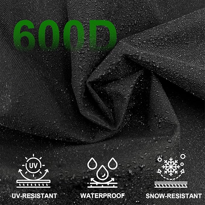 Outdoor Grill Cover for Royal Gourmet CC2036F Barrel Charcoal Grill, Cover Geny Waterproof 600D Heavy Duty BBQ Grill Cover, Charcoal Smoker Grill Covers Fit Royal Gourmet CC Series Grills.