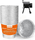 30 Pack BAC407 Grease Bucket Liner for Traeger HDW152 - Bucket Drip Foil Liner Tray Compatible with Traeger Pro Series 575/780, 22/34 Series, Ironwood 650/885 Grills, Pit boss ect.