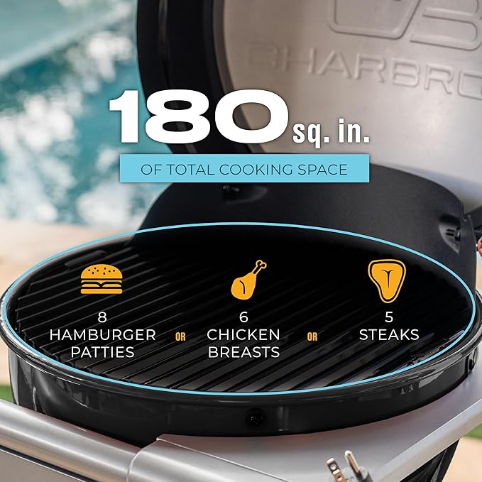 Charbroil Bistro Pro Tabletop Electric Grill, Black - 25302149