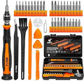JOREST 40Pcs Small Precision Screwdriver Set (S2 Steel), Magnetic Screwdriver Set with Torx T5 T6 T8, Mini Repair Tool Kit for Macbook, Computer, Laptop, iPhone, PS4 PS5, Xbox, Switch, Glasses, Watch