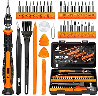 JOREST 40Pcs Small Precision Screwdriver Set (S2 Steel), Magnetic Screwdriver Set with Torx T5 T6 T8, Mini Repair Tool Kit for Macbook, Computer, Laptop, iPhone, PS4 PS5, Xbox, Switch, Glasses, Watch