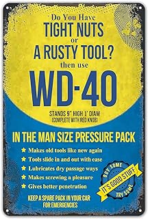 ZYPENG Room Man Cave Art Decorations Metal Sign Wall Decor Tin Signs Do You Have Or A Rusty Tool? Vintage Garage 8 x 12 inches