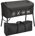 QuliMetal Patio Cover and Carry Bag for Camp Chef 3 Burner Stoves, Tundra Pro 16, SPG90B, PRO90, TB90LWG – Heavy Duty 600D Stove Cover and Bag for Camp Chef Pro 90X