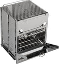 Camping Stove - Stainless-Steel Wood Burning Rocket Stove - Portable Grill for Beach, Picnic, Camp or Backpacking - Bushcraft Gear by Wakeman Outdoors