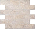 2026 New Upgrade Peel and Stick Backsplash Tile, Peel and Stick 11.34" X 11.57" Wall Tile for Kitchen, Bathroom, Fireplace, Laundry (Beige Stone Rocks, 10 Packs)