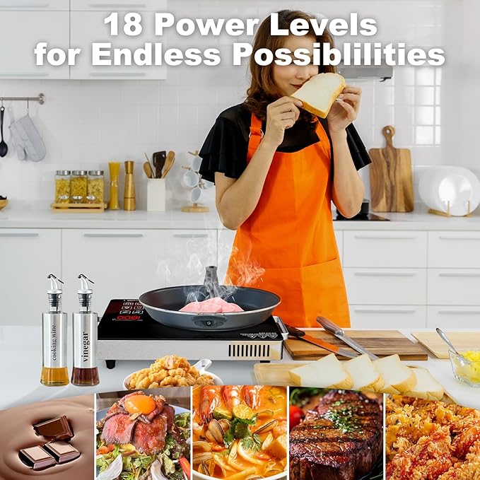 1800W Portable Infrared Cooktop Single Burner Electric Stove Ceramic Glass Electric Hot Plate Cooktop electric burners for cooking stove cocina electrical eléctrica para cocinar eléctrica