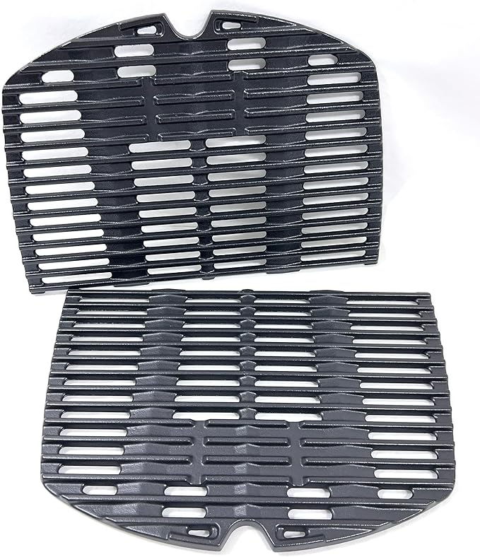 Weber DC141 7645 Cast Iron Cooking Grates - Set of 2 for Q200, Q220, Q2000, Q2400 Series Gas Grills