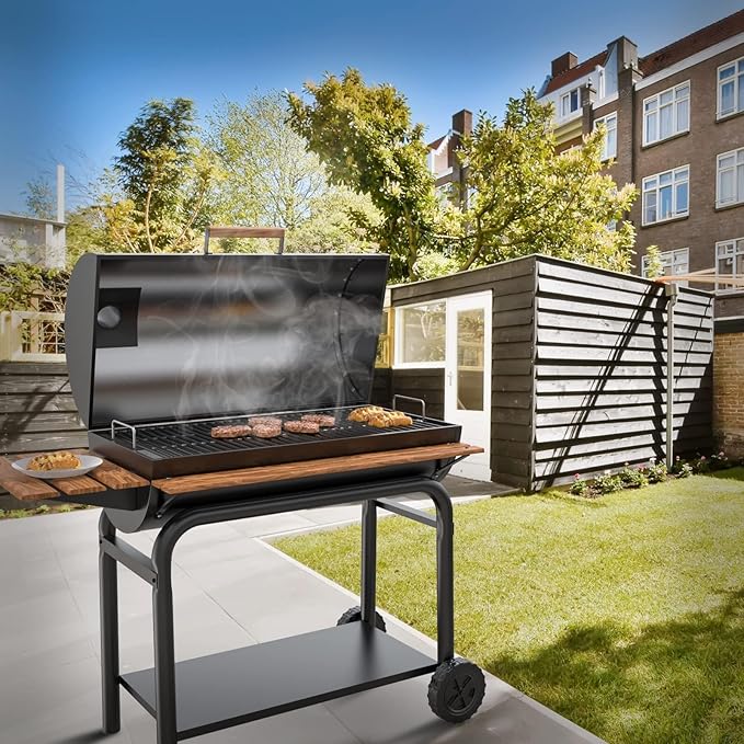 LS'BABQ 23" to 34" Adjustable Ash Pan for Charcoal Grill Chargriller 1224 1324 2121 2222 2123,Oklahoma Joe Charcoal Grill Royal Gourmet, Ash Pan with 2PC Fire Grate Hanger
