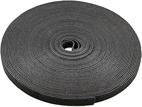 fastening tape Cable Tie Double Side Nylon Power Wire Management 3/4Inch 1 Roll Hook (25 Yards, Style 1)