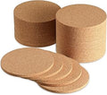 Potchen 120 Pcs Cork Coaster Bulk 4 Inch Round Cork Coasters for Drink, Absorbent Heat Resistant Drink Coaster Reusable Blank Coasters for DIY Crafts Laser Engraving Tabletop Protection Party Decor