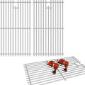 17''D x 28.5''W Grill Grates Replacement for Char-Broil 463242715,Silver Stainless Steel Grill Grate for Nexgrill 720-0882A,3Pack Grill Grates for Original Part Number: CHRG533-0009-W1