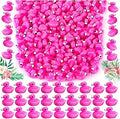 HFAYDZSW 115Pcs Mini Resin Flamingo Ducks, Flamingo Tiny Figurines for Cake Topper Garden Dollhouse Landscape Aquarium Ornaments DIY Crafts