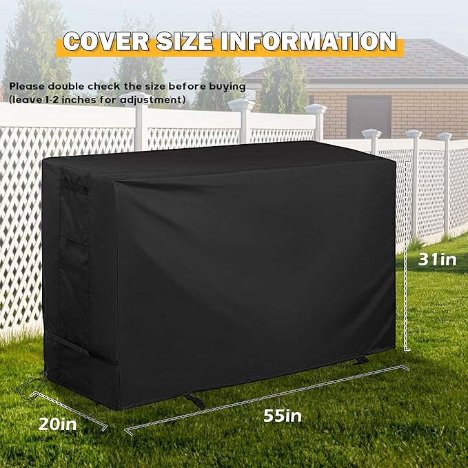 Outdoor Gas Stove Cover for ROVSUN 2 Burner Outdoor Propane Gas Stove, Protective Cover for 2 Burner Camping Propane Stove-Waterproof