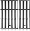 Uniflasy Cast Iron Cooking Grates fits CharBroil 2-Burner 463630021 463655021 463655421 463655621,Grids for Charbroil 463660421 463654022 463660021 463644220 463632320 Replacement Grill Grates