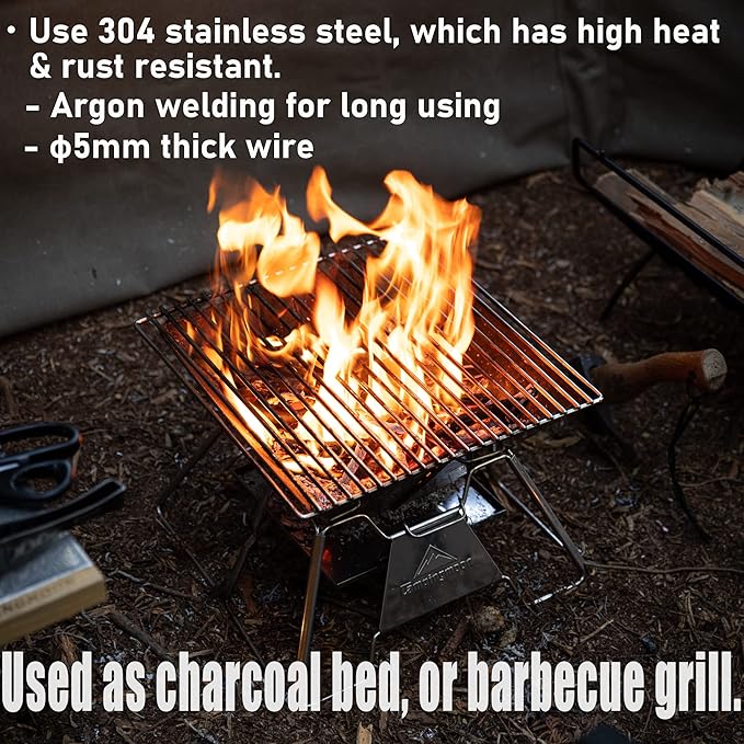 NANGOGEAR 304 Stainless Steel 13 Inches Cooking Grate Grill Grate W12