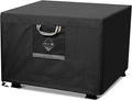 QH.HOME Fire Pit Cover Square Heavy Duty Fabric 100% Waterproof, Fits Outdoor for 29”,30 inch,31 inch,32 inch Fire Pit/Table Cover,Gas Fire Pit Cover (32”L x 32”W x 24”H,Black)
