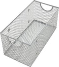 YBM Home Wire Mesh Storage Basket Organizer for CD and DVDs