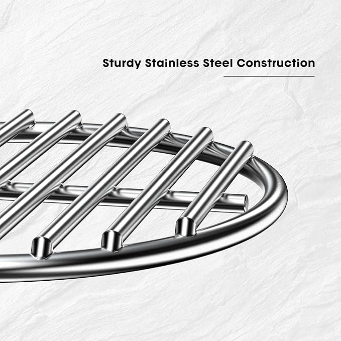 onlyfire Stainless Steel High Heat Charcoal Fire Grate for Kamado Joe JR, 7 1/2-Inch