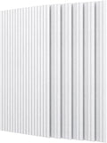 6 Packs Acoustic Panels, 47.2'' x 23.6'' Self-adhesive Sound Proof Panels for Walls, Large Decorative Sound Dampening Panels for Interior Wall Décor, White