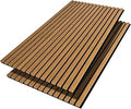 Luxdecor Acoustic Wood Slat Wall Panels for Wall 2pack Wood Slat Panels for Wall 47.2”x23.6” Wooden Acoustic Venner Panels 3D, Fluted Wall Slat Panels 0.82”in