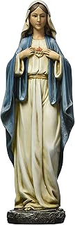 Roman Joseph's Studio, 14" H Immaculate Heart of Mary Figure, Renaissance Collection, Religious Home Decor, Devout Gift,