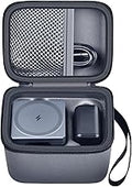 PAIYULE Case Compatible with Anker 3-in-1 Cube MagSafe Charger 15W Max Fast Charging Stand（for Anker Y1811/1812）, Power Station Storage Holder for USB-C Cable (Box Only) Black