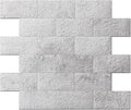 Art3d 10-Pack Peel and Stick Backsplash Wall Tile for Kitchen Bathroom Fireplace Vanitity in Natural White