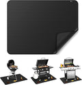 FLASLD Under BBQ Mat, 36x48 inches Large Under Grill Mats for Outdoor Grill, Double-Sided Fireproof Protective Mat, Oilproof Waterproof BBQ Fire Pit Fireplace Mat